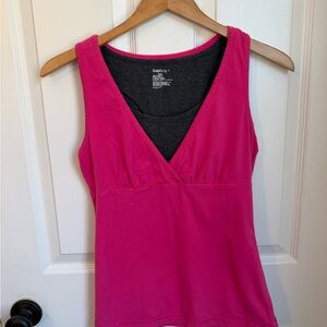 5/$10 | GAP Fuchsia Women's Athletic Tank Top Integrated Gray Cami